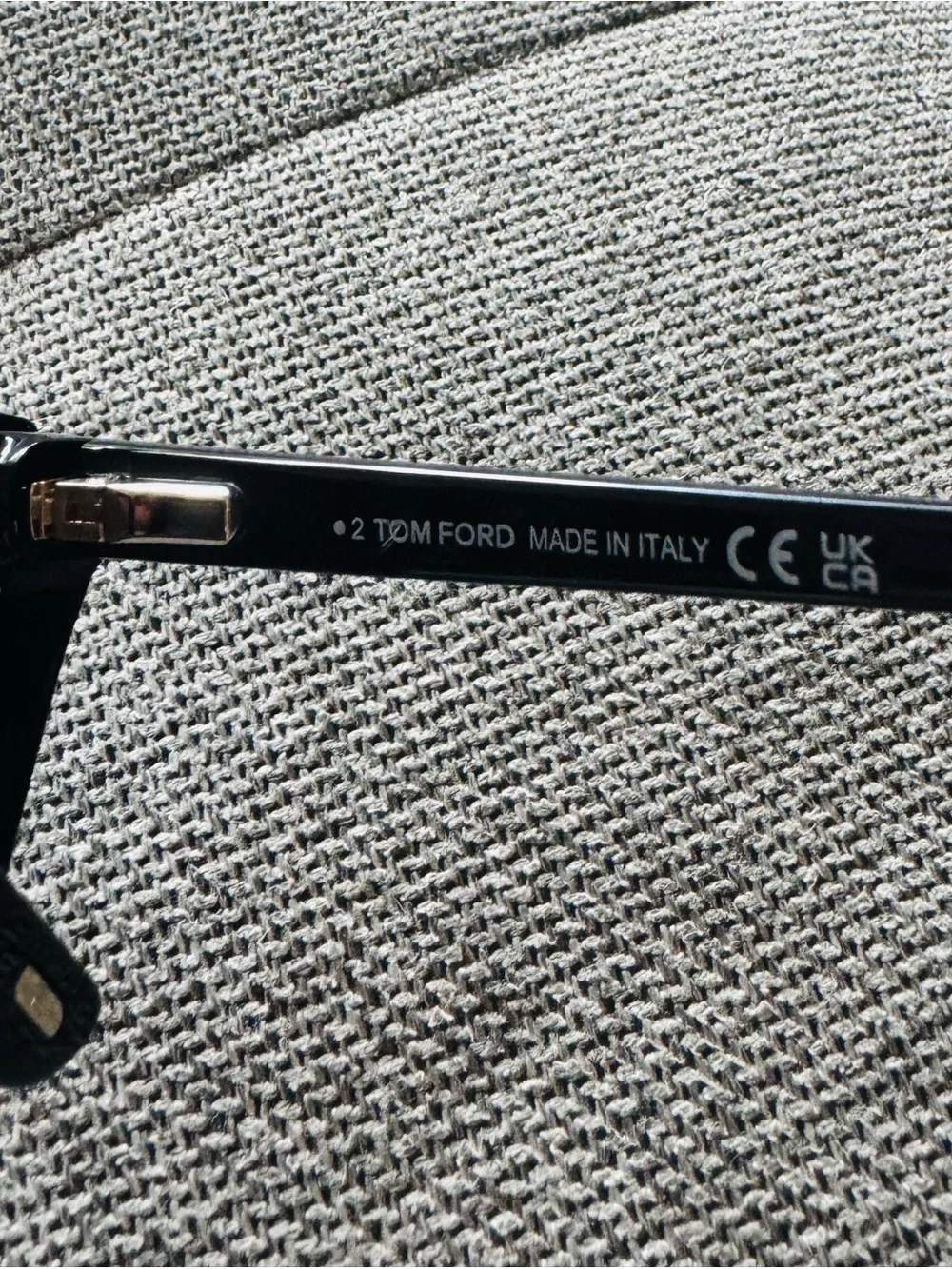 Tom Ford TF5971-B 2-in-1 Eyeglasses + Magnetic Sunglass Clip – Black/Gold